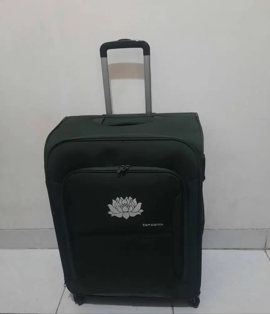 Koper Samsonite Hijau Tua 23 inch  ( Free Plastik Pelindung Koper )