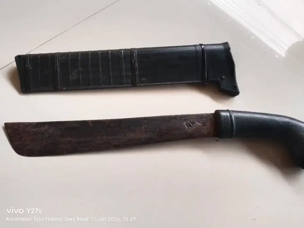 Golok rumahan, bisa juga tajam kalau di asah