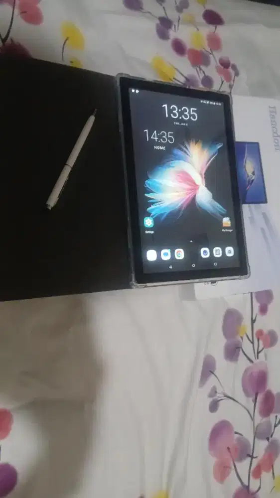 Hancdon pro 12 like new fullset  ram 16gb internal 1TB warna Blue