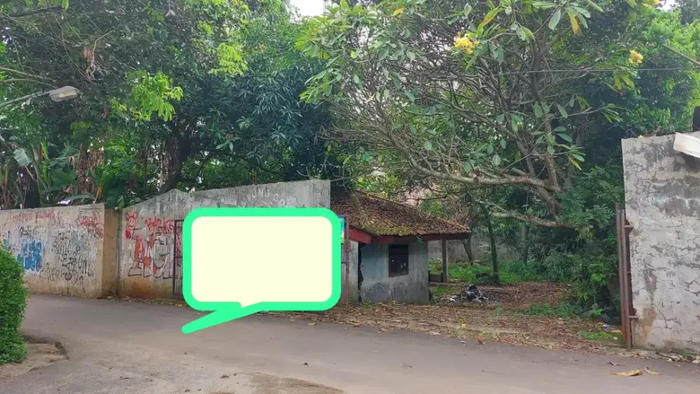 Kavling siap bangun kontrakan,gudang,kantor Bambu Apus Pamulang