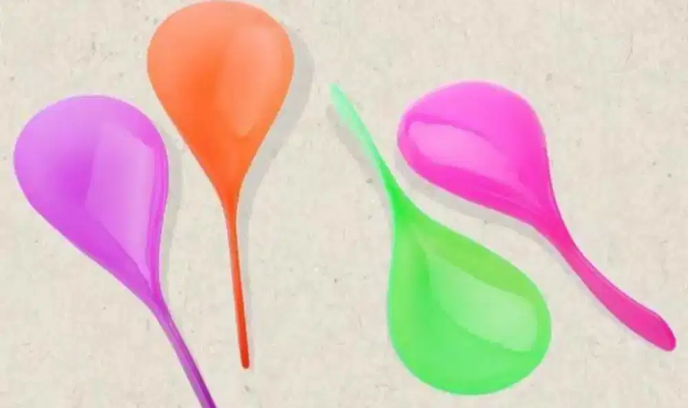 Centong Nasi Plastik Pelangi - Sendok Nasi Warna Warni Awet Murah