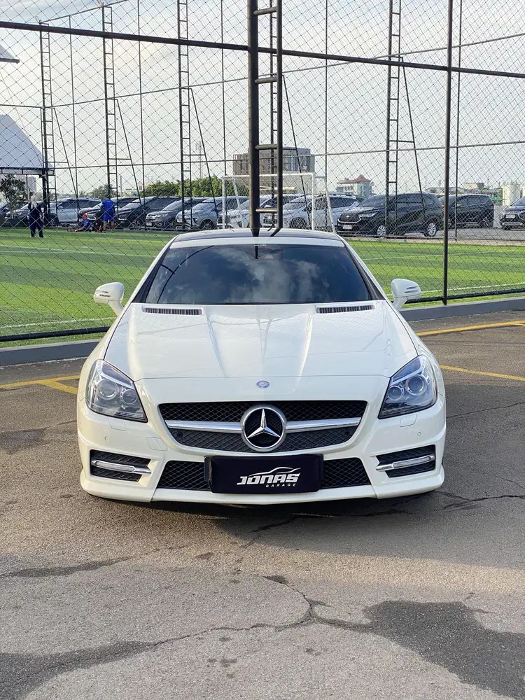 MERCY SLK250 AMG NiK 2012 PUTIH KM 19rb ANTIK