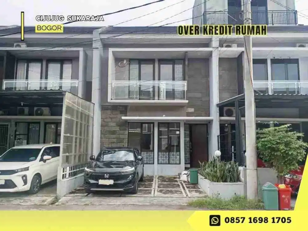 Jual Over Kredit Rumah 2Lantai 115JT dkt Tol di Graha Laras Sentul Bogor