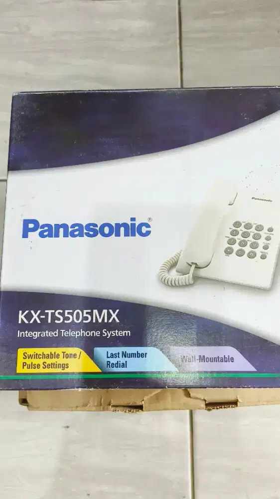 Panasonic KX-TS505MX | Telepon Kabel | BRAND NEW | Fullset