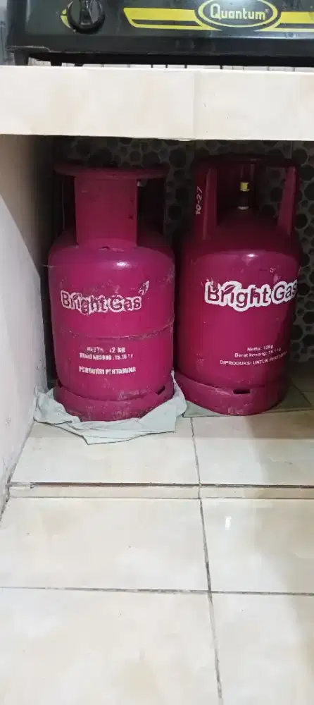 Tabung gas pink - Bright gas 12 Kg