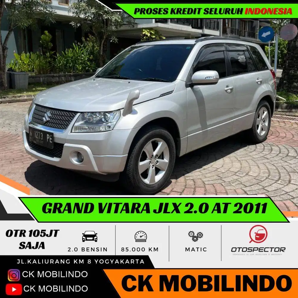 Suzuki Grand Vitara JLX Matic 2011 ANTIK DP Minim Bisa Kredit CRV