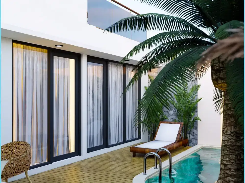 DIJUAL VILLA EKSKLUSIF JOGJA AREA BANGUNJIWO BANTUL DESAIN MEWAH DAN MODERN