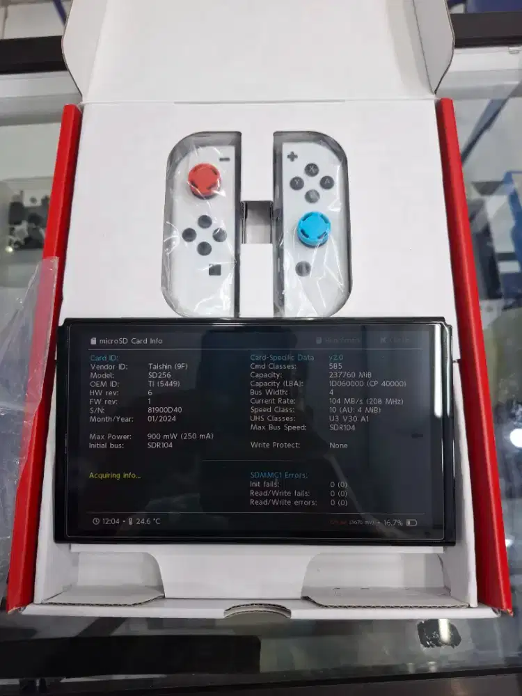Nintendo switch OLED WHITE 256gb full games