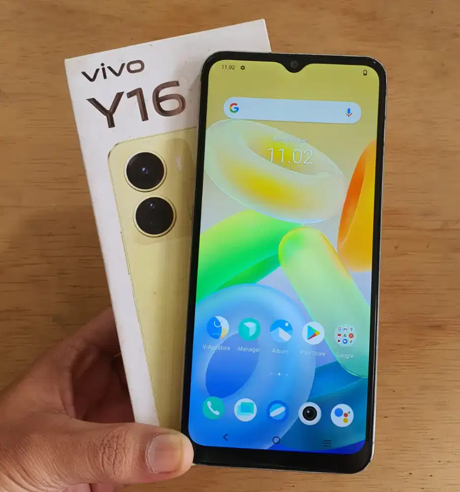 Vivo Y16 4/32 fullset normal