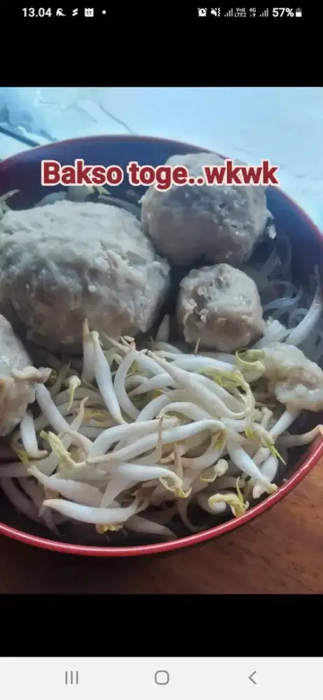 Mencari pkerjaan di bakso/mie aym.