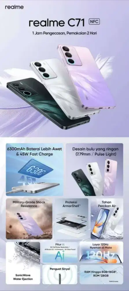 REALME C71 4 128 BISA KREDIT !!!