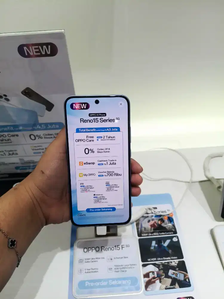 Po Reno15 Series 5g dp 200rb