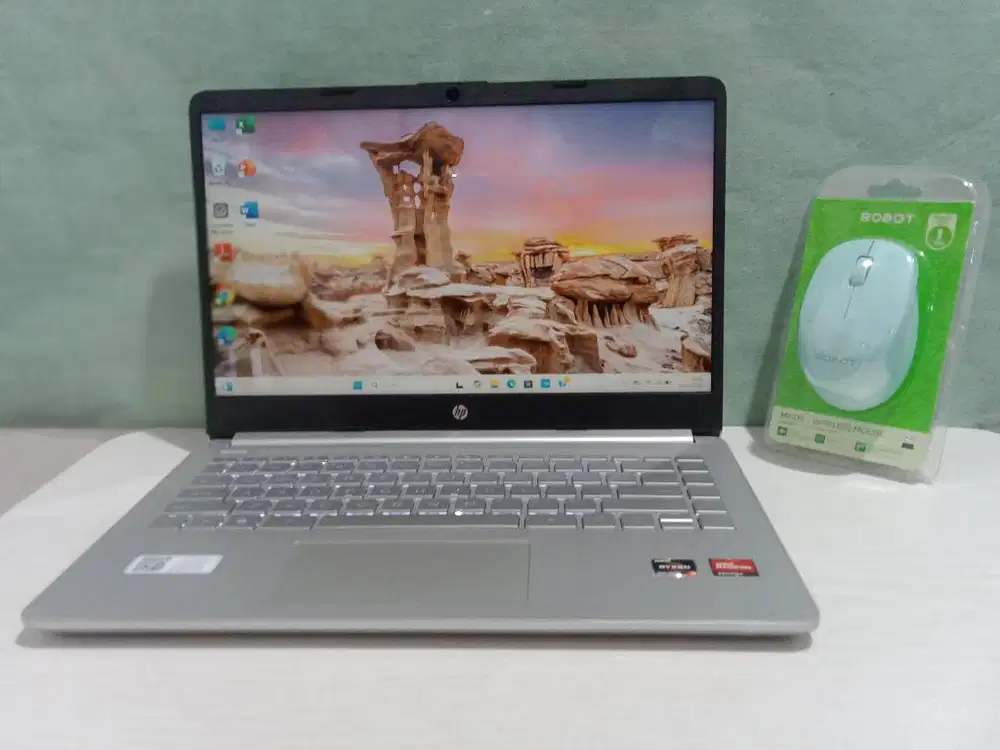 LAPTOP HP 14S-FQ2002AU // RYZEN 5-5625U // SSD 512 // BEST SELLER