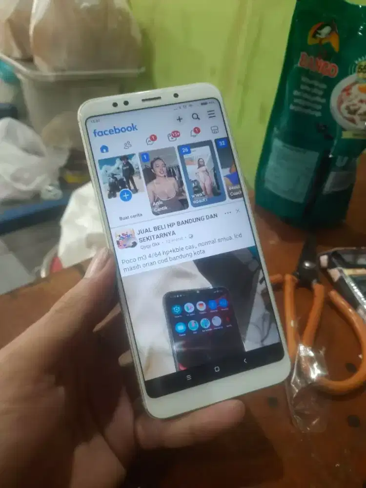 Redmi 5 plus 4/64 hp hungkul wifi only