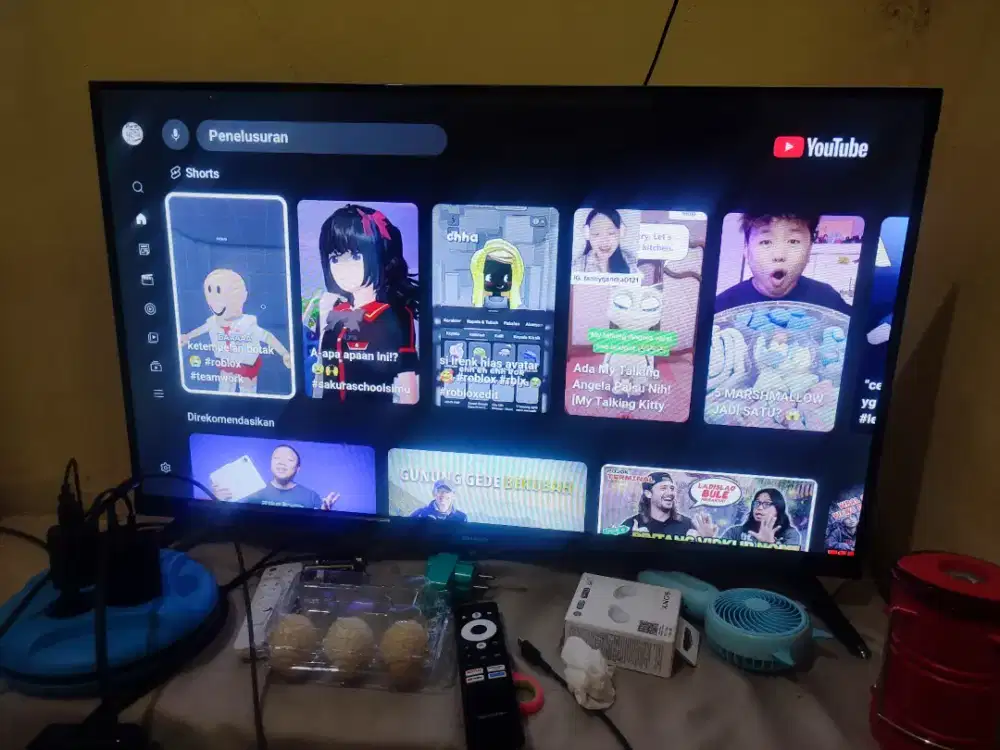 TV Sharp 32 inchi   google  type