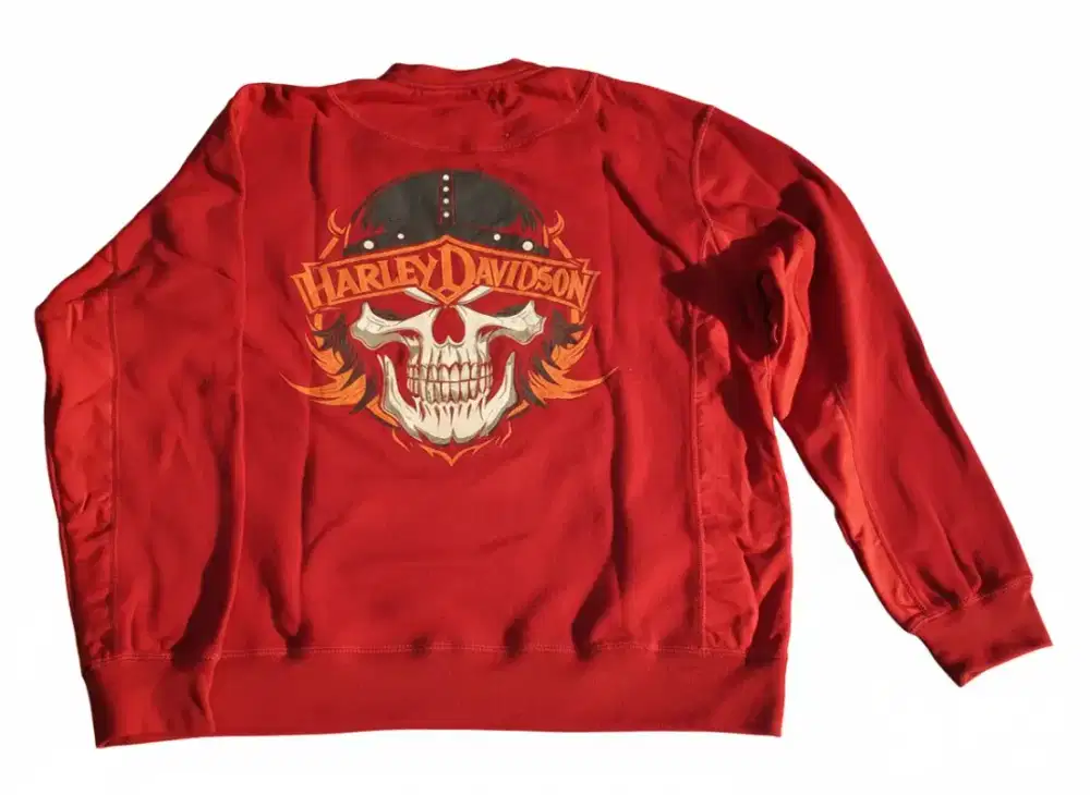 Sweater Harley Merah Ori