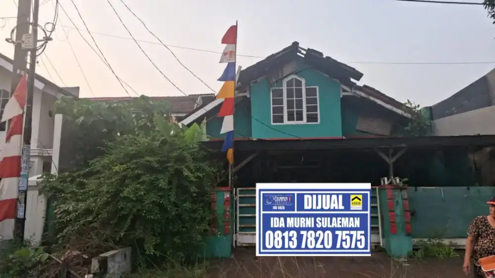 Rumah Lama dekat Tol  bebas banjir Permata Pamulang