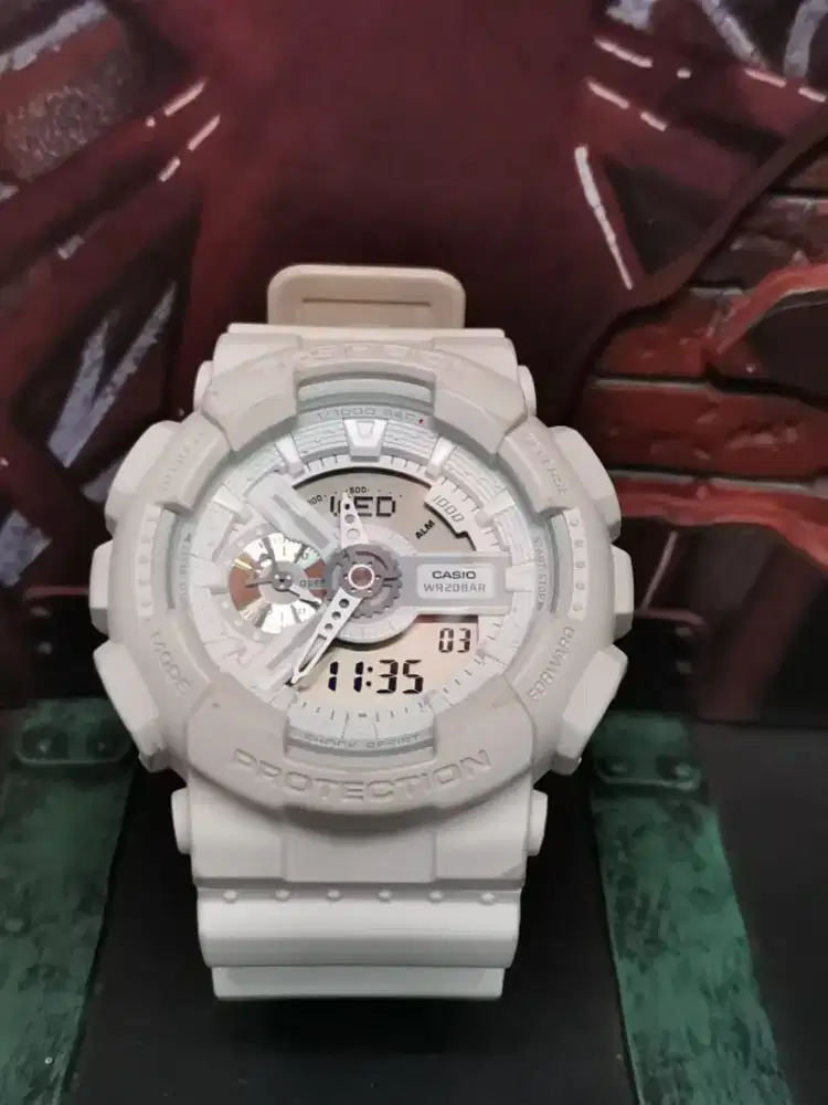 G-Shock (White) GA 110BC Lengkap