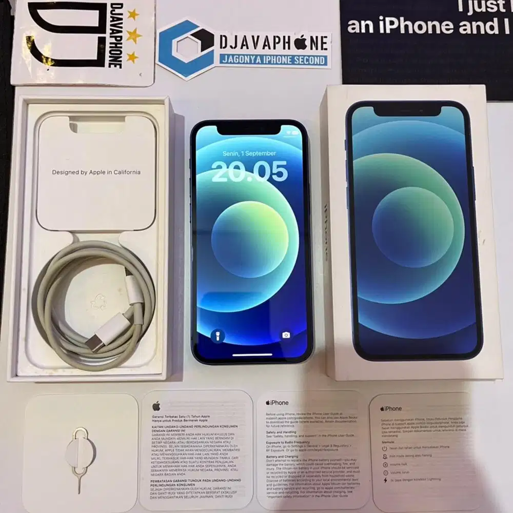 iPhone 12 mini Blue 128GB Ex iBox Resmi