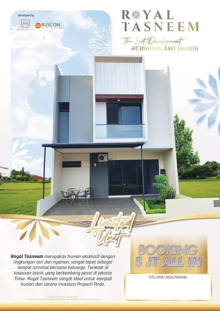 Rumah Murah 2 Lantai Jakarta Timur Cicilan 5 Juta Gratis Honda PCX