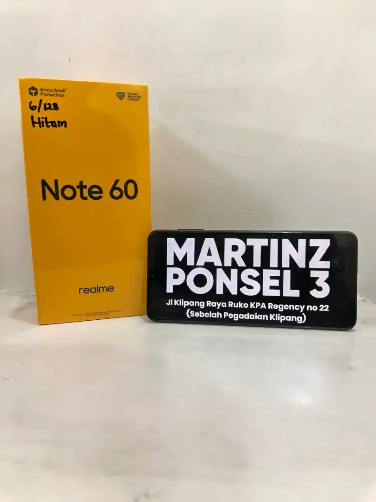 Realme Note 60 Garansi Resmi 1 Tahun New