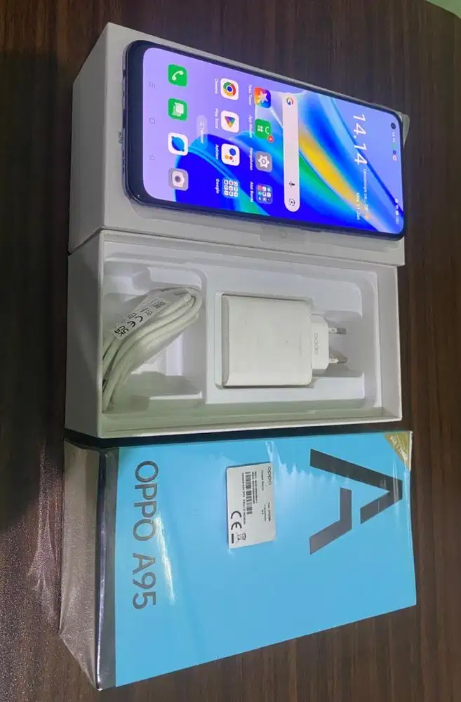 Oppo A95 8/128 fullset resmi