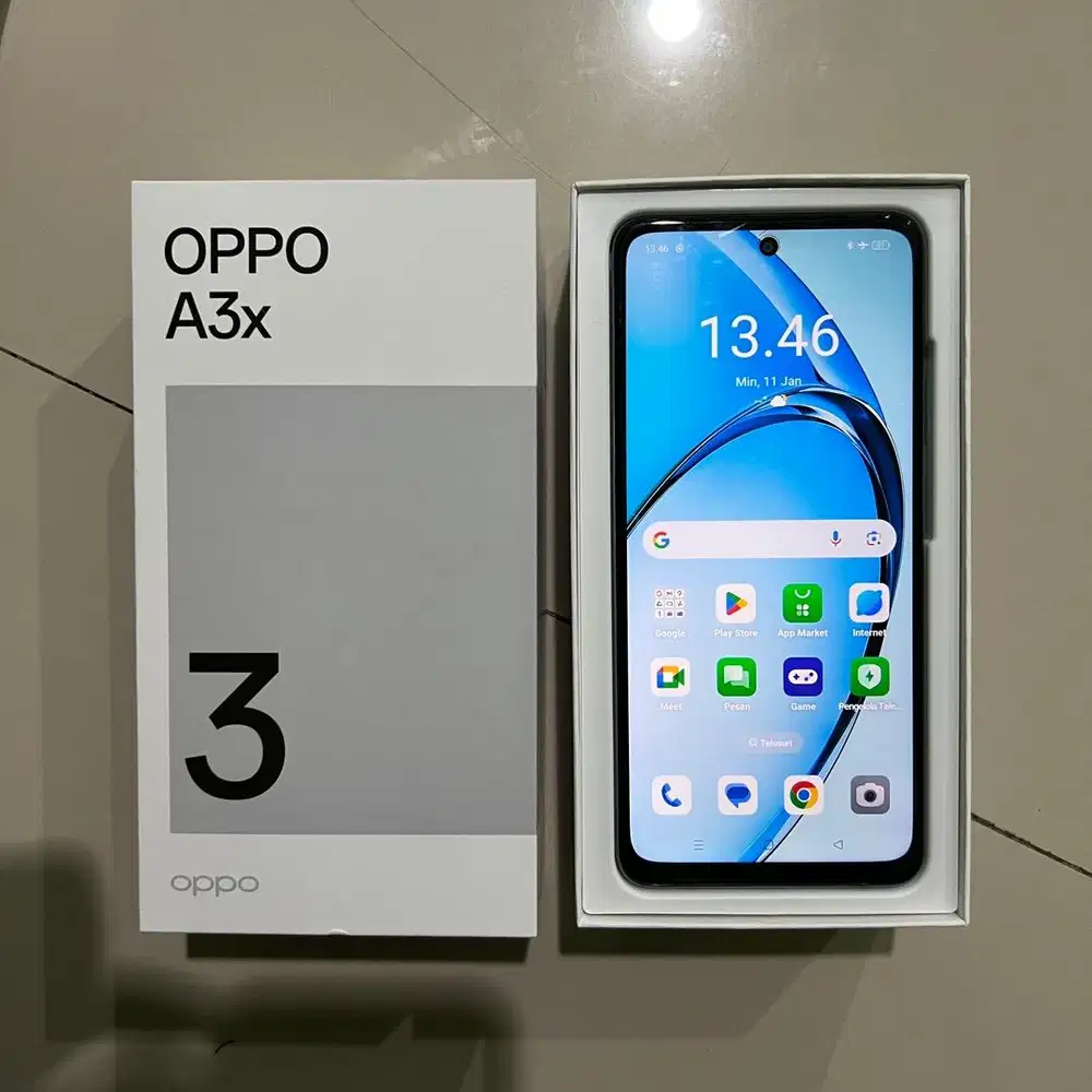 Oppo A3x Ram 4/64 GB Lengkap
