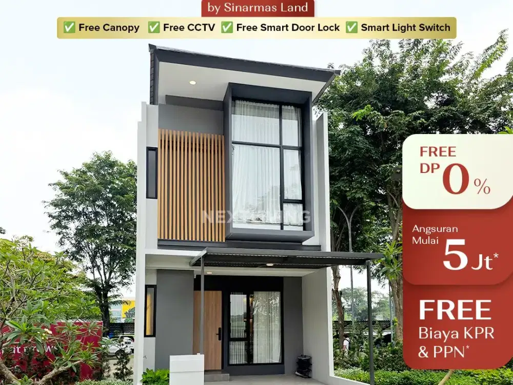 Rumah Minimalis Modern Grand Wisata Bekasi by Sinarmas Land hanya 1M an
