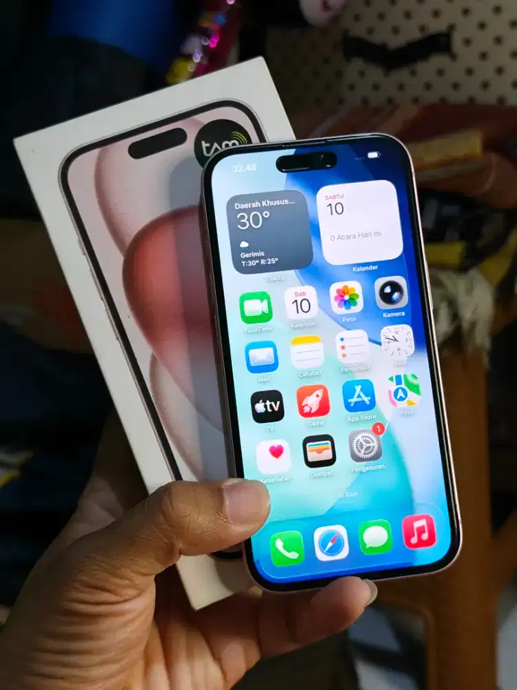 iPhone 15 128 Resmi iBox Fullset Original