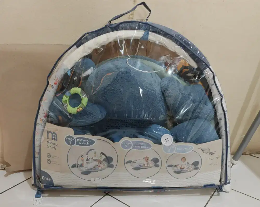 Playmat & Arch Mother's Care warna Biru