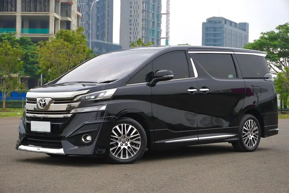 Toyota Vellfire 2.5  G Limited ATPM 2017 Hitam Promo DP Ringan