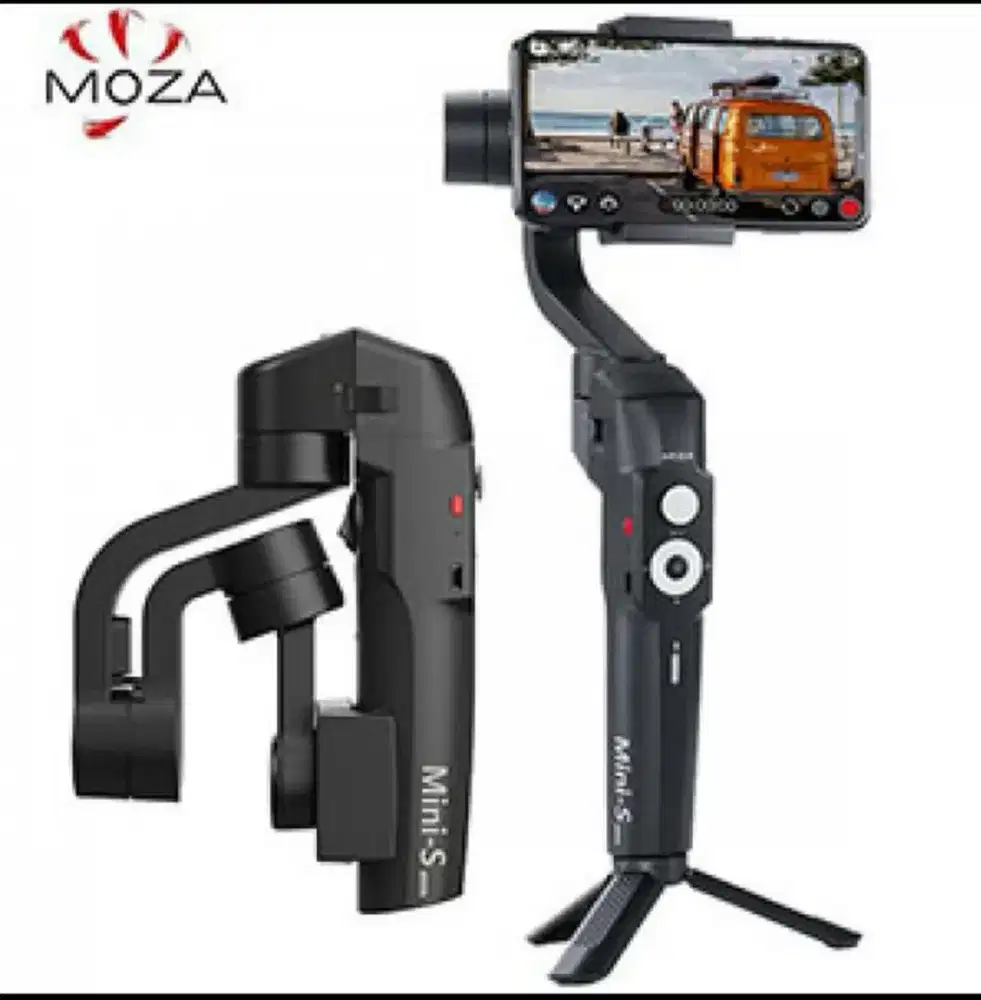MOZA Mini-S Essential Smartphone Gimbal Foldable 3 Axis + Mini Tripod