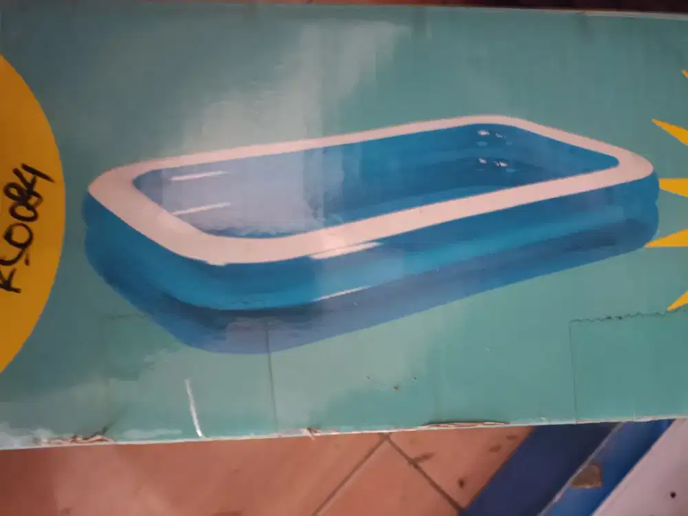 Balon kolam renang petak