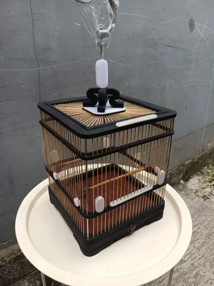 Sangkar cungkok lokal ukuran 25x25cm