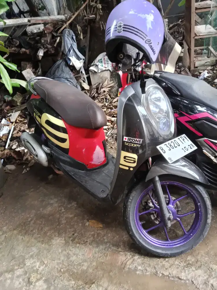 Scoopy Karbu komplit murah