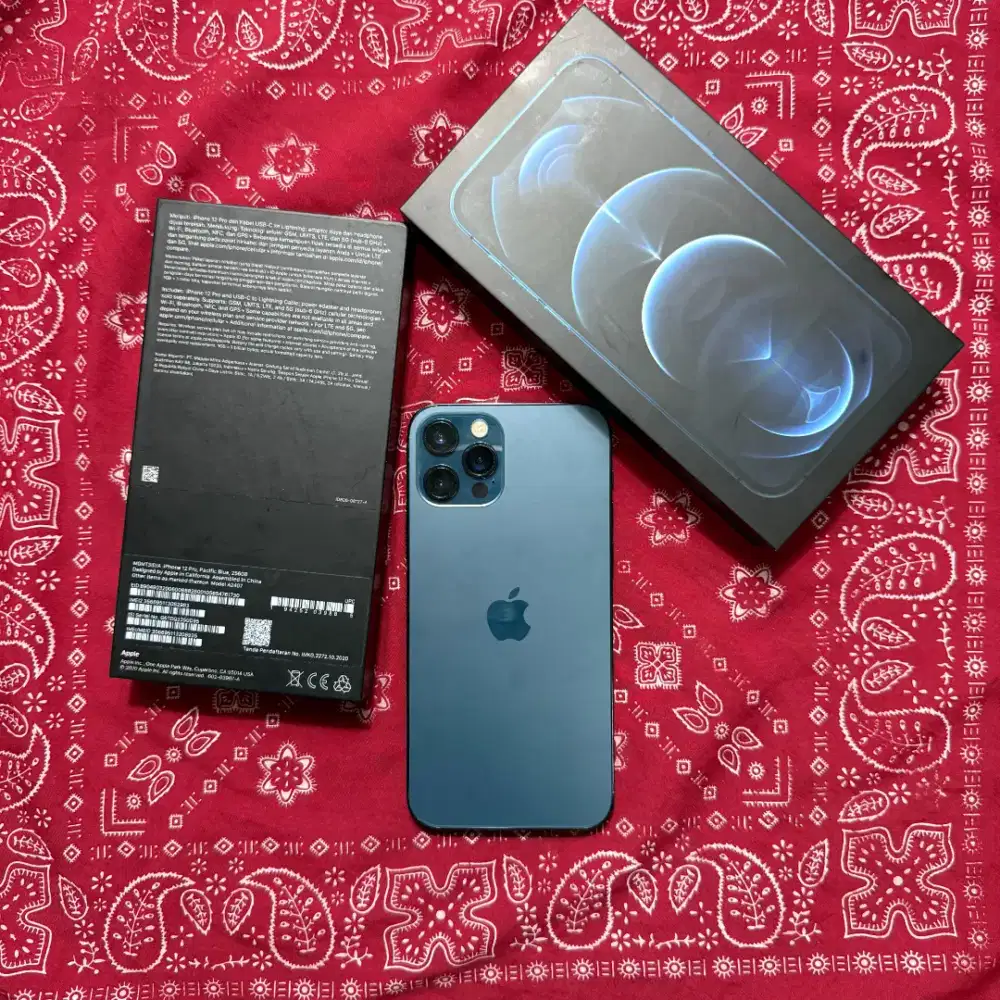 Iphone 12pro 256GB/pasific blue ibox BH84 %