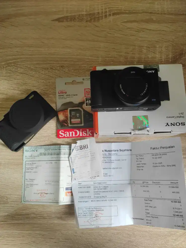 Kamera Sony ZV1 Mark I Mulus Like New Masih Garansi Resmi sd Juni 2026