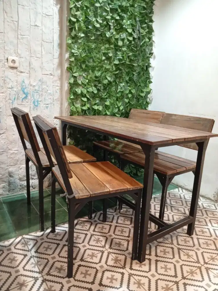 Meja kursi ex resto/kopitiam/cafe