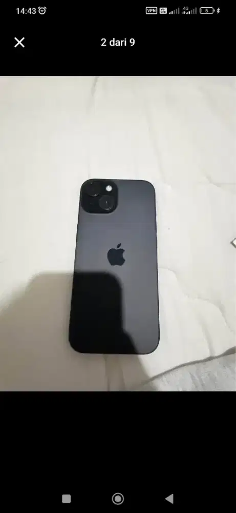 ip 15 black 128 gh garansi on  mulus kaya paha. pelakor