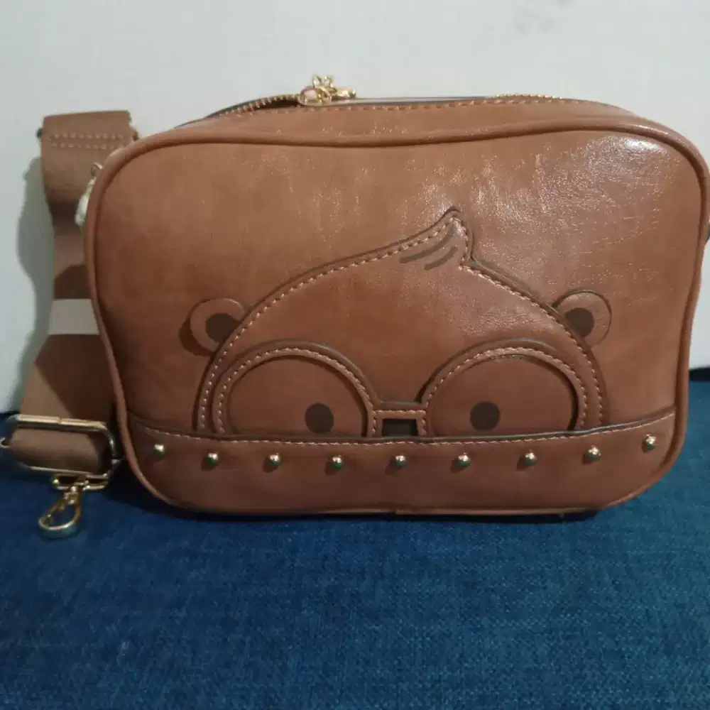Tas Tangan/Selempang Cream Bear