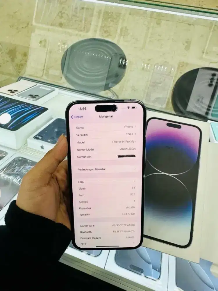 iPhone 14 Pro Max 512GB Purple eks IBox Digimap Lengkap
