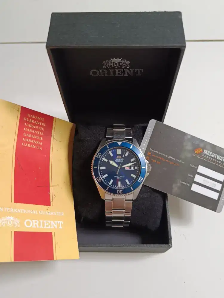 Orient divers RA-AA0009L kanno automatic original bekas bagus normal