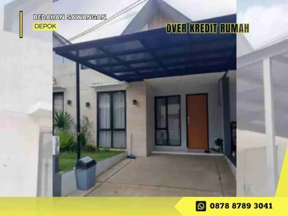 Rumah Dijual Over Kredit 69JT di Perum Diamond Green Depok dkt Tol