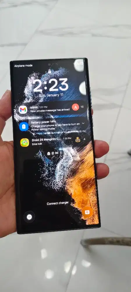 jual samsung galaxy s ultra 22 .12/512 gb fullset