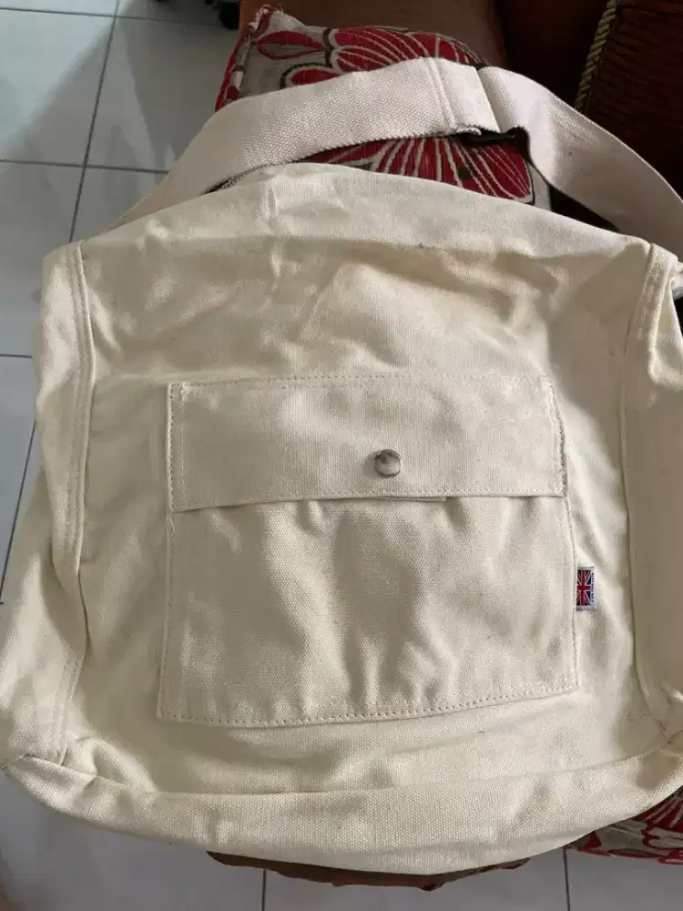 Tas canvas broken white