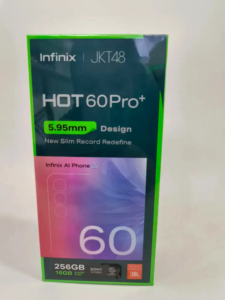 INFINIX HOT 60 PRO+ 8+8/256GB GARANSI FRESH RESMI INFINIX (NO REPACK)