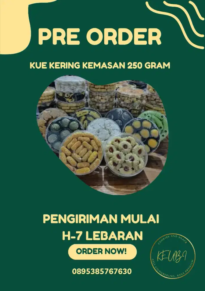 Paket Kue Kering Lebaran Premium & Cemilan Pedas (Bisa Ecer/Grosir)
