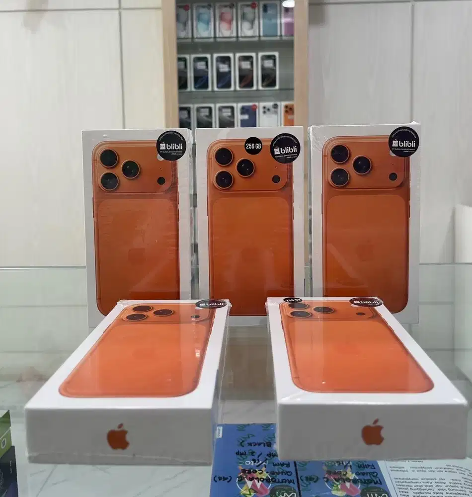 Baru..IPhone 17 Pro 256Gb Garansi Resmi (Warna : Cosmic Orange)