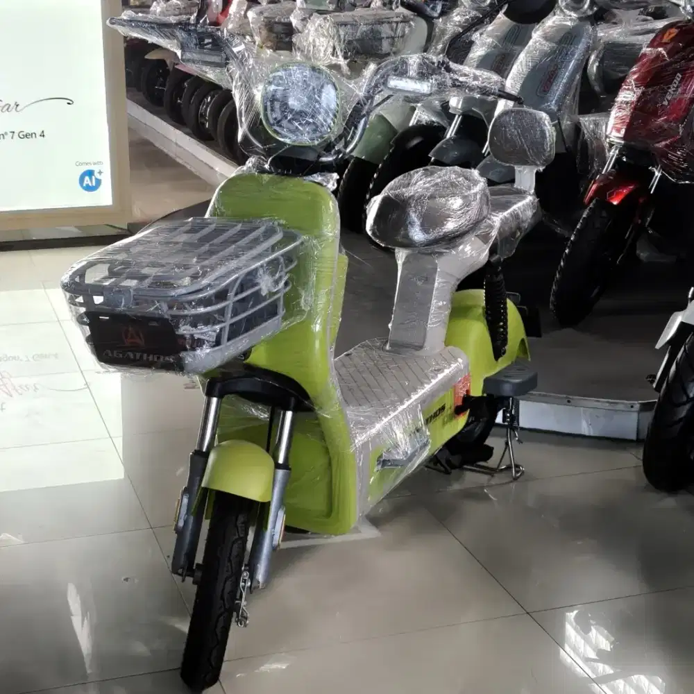 SEPEDA LISTRIK BELI HARI BONUS POMPA !!!AGHATOS AE 320GR