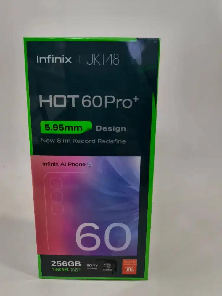 INFINIX HOT 60 PRO+ 8+8/256GB GARANSI FRESH RESMI INFINIX (NO REPACK)